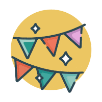 Party Smile Sticker