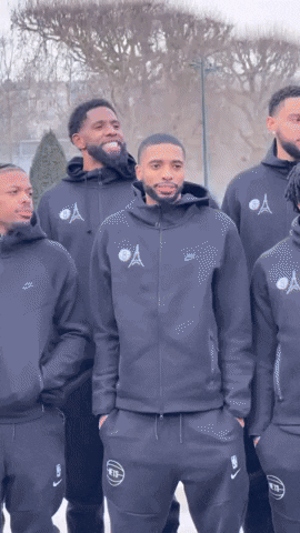France Laughing GIF by NBA