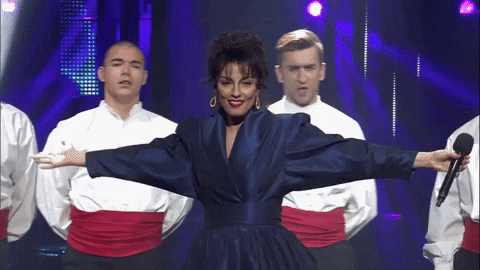 happy dance GIF by Tvoje Lice Zvuči Poznato