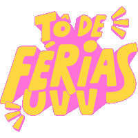 UVV ferias uvv universidade vila velha to de ferias Sticker