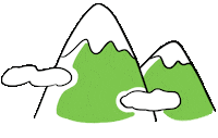 BambooLab illustration travel nature mountain Sticker