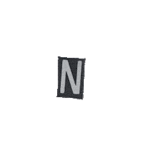 Alphabet N Sticker by madebywar