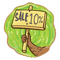 theotterspace sale discount ten otter Sticker
