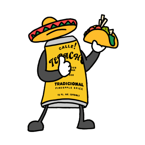 delacalleco comida fiesta tacos mexican Sticker