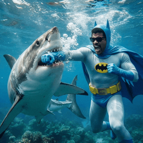 Angry Shark Week GIF by Jukebox Saints