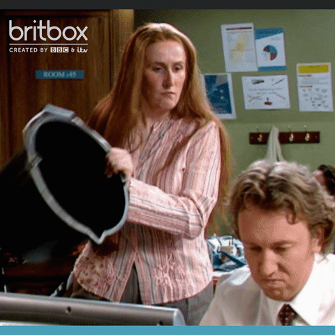 Catherine Tate Comedy GIF by BritBoxUK