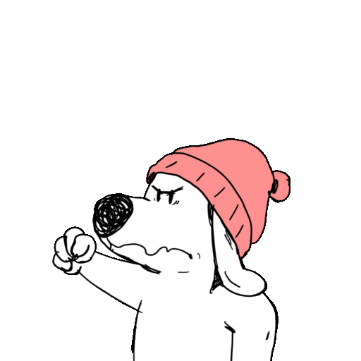 Mad Dog Sticker by CC0 Studios