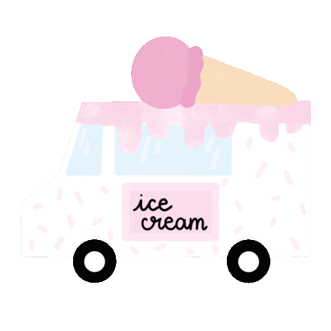 Ice Cream Pink Sticker