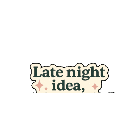 Late Night Oops Sticker by NZ Collab