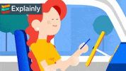 Explainly art animation work color GIF