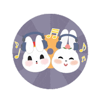 Chinese New Year Rabbit Sticker by riverhongbao