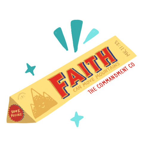 thecommandmentco giphyupload chocolate faith chocolate bar Sticker