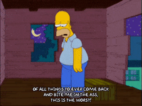 sad homer simpson GIF