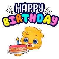 Happy Birthday Sticker by Lucas and Friends by RV AppStudios