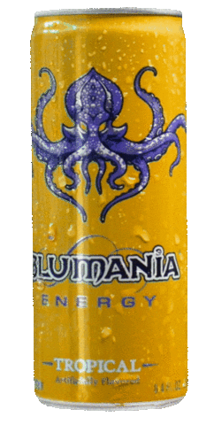 BLUMANIA giphyupload energy tropical energydrink Sticker