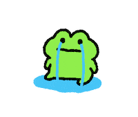 Sad Cry Sticker