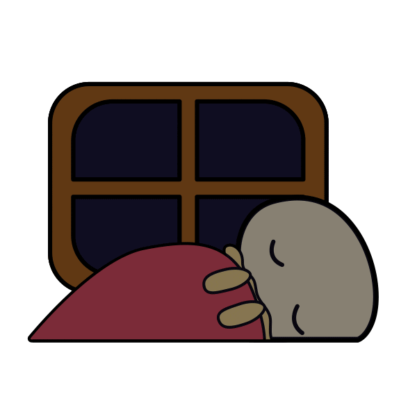 Sleepy Sticker by MICA Graphic Design Motion