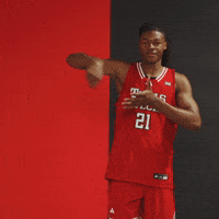 Latrell Hoover GIF by Texas Tech Basketball