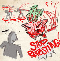 art im reporting them all GIF by hoppip