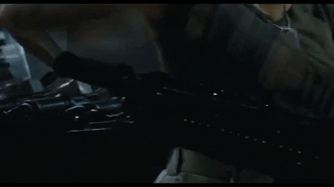 EDGYGIFSHERE giphygifmaker alien aliens soldier GIF