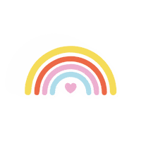 Rainbow Love Sticker by Luisa Postres