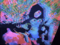 Skarmuse glitch video art spiritual video synth GIF