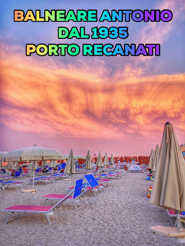 balneareantonio beach spiaggia rivieradelconero portorecanati GIF