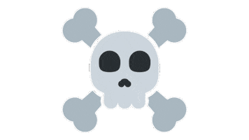emojivid emoji people skull emojivid Sticker
