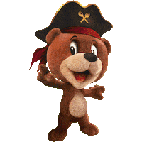 Podravka bear pirate lino medo Sticker