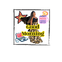 Good Morning Sticker by LeeAnne Locken
