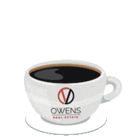 Good Morning Coffee Sticker by Owens Real Estate