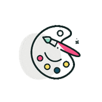 GetMessy art get messy get messy art messy artist Sticker