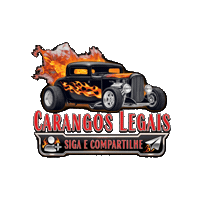 Hot Rod Muscle Cars Sticker by Carangos Legais