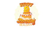 Happy Birthday Sticker by BEAUSKIN