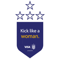 Womens Soccer Sticker by Visa