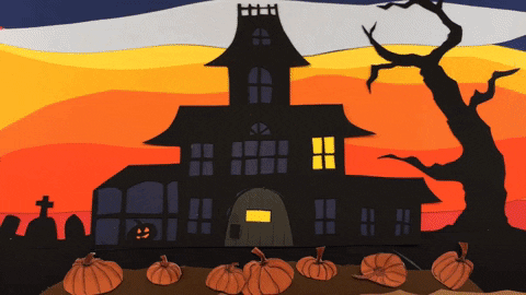 trick or treat animation GIF by ELFvid
