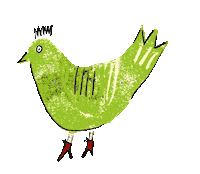 Chicken Breakfast Sticker by kreisrund-redaktion.de