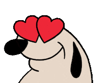 Dogzzz love heart dog dogs Sticker