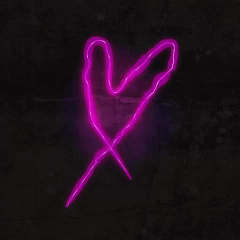 karenchankalun giphygifmaker heart nft neon GIF