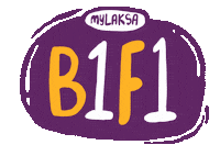 Promo Buy 1 Free 1 Sticker by MyLaksa MY