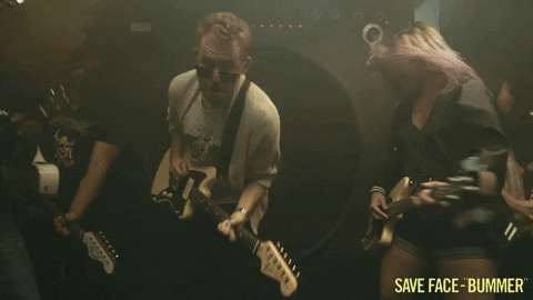 Rock Out Music Video GIF by save face