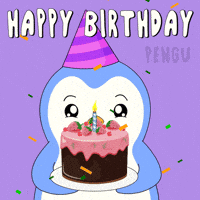 Happy Birthday Party GIF by Pudgy Penguins