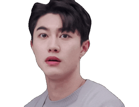 Korean What Sticker