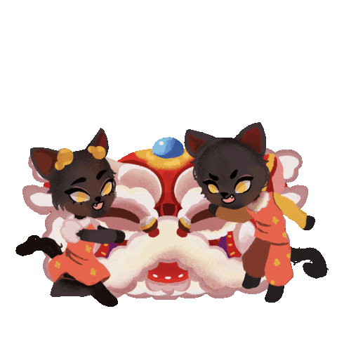 Chinese New Year Dragon Sticker
