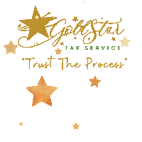 Taxes Trust The Process Sticker by Tiana