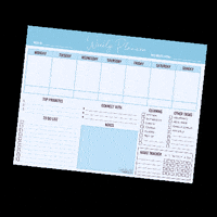 SophisticatedOrganization planner organization to do list this week GIF