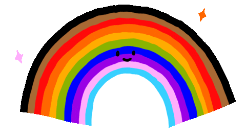 Rainbow Pride Sticker by The Good Type Co