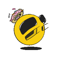 aleckscruz donut quincy alecks aleckscruz Sticker