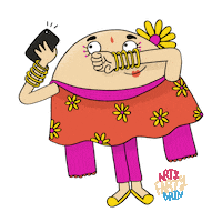 Indian Selfie Sticker