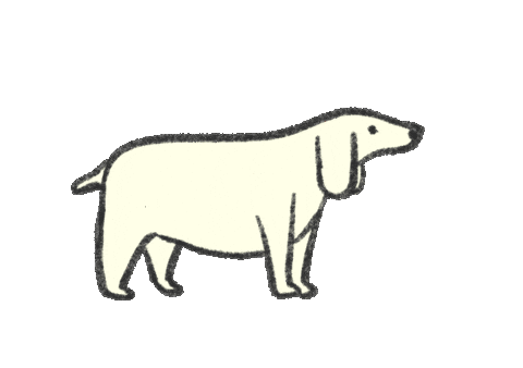 Hungry Dog Sticker by gasta